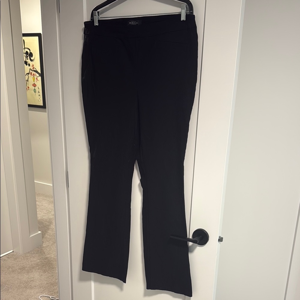 Michel Studio Black Boot Cut Flare Pants